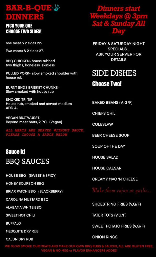 Chiefs Brew House Restaurant & Bar