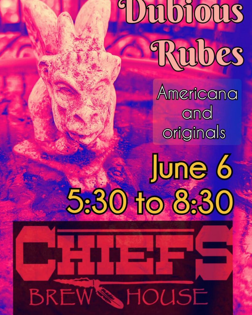The Dubious Rubes at Chiefs Farm Brewery